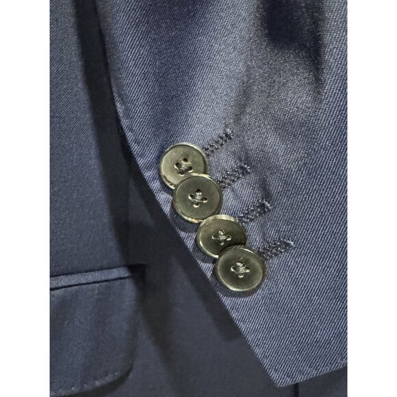 HUGO BOSS - "TRABALDO TOGNA" Super 120's Stretch Fabric Blue Suit 40R - Picture 10 of 13